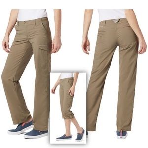 Columbia PFG Aruba Roll Up Pant Sage 16 NWT